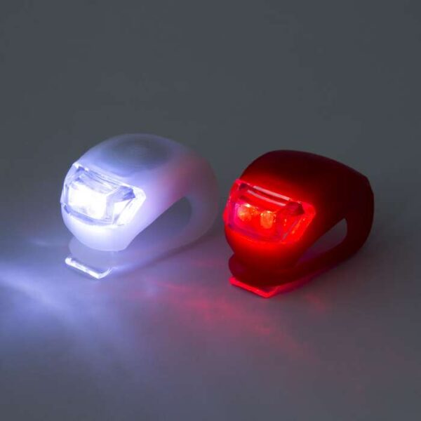 LED-es kerékpár lámpa szett szilikon borítással - Image 4