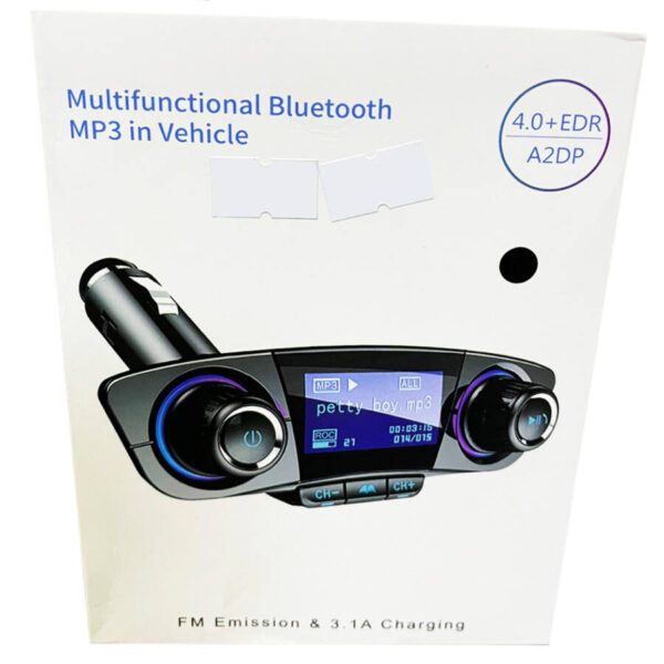 Prémium Autórádió Formájú Bluetooth FM Transmitter MP3-lejátszó és Kihangosító