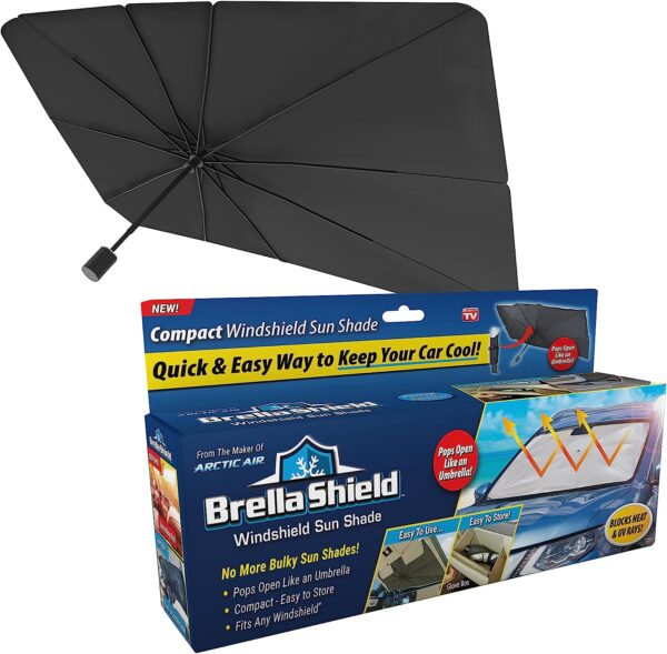 Összecsukható autós napernyő szélvédőhöz Brella Shield