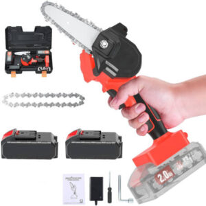 Akkumulátoros Mini Láncfűrész ,Ágvágó fűrész 2 db akkumulátorral 24v