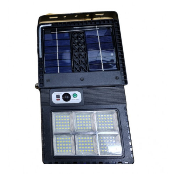 W783-6 Napelemes mozgásérzékelős hordozható COB LED reflektor - 60W + távirányító