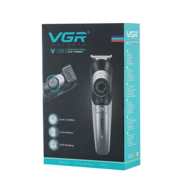 VGRv88 univerzális akkumulátoros hajnyíró, 1-20 mm-ig állítható fejjel