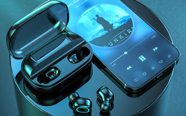 A42 TWS Vezeték nélküli bluetooth fülhallgató LCD kijelzős töltőtokkal