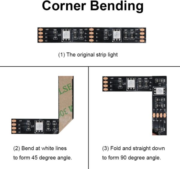 Tv strip light bluetooth - USB LED szalag TV-hez háttérvilágítás