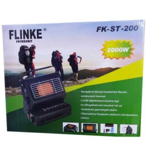 Flinke sátorfűtő és gázfőzőlap, hordozható - FKST200