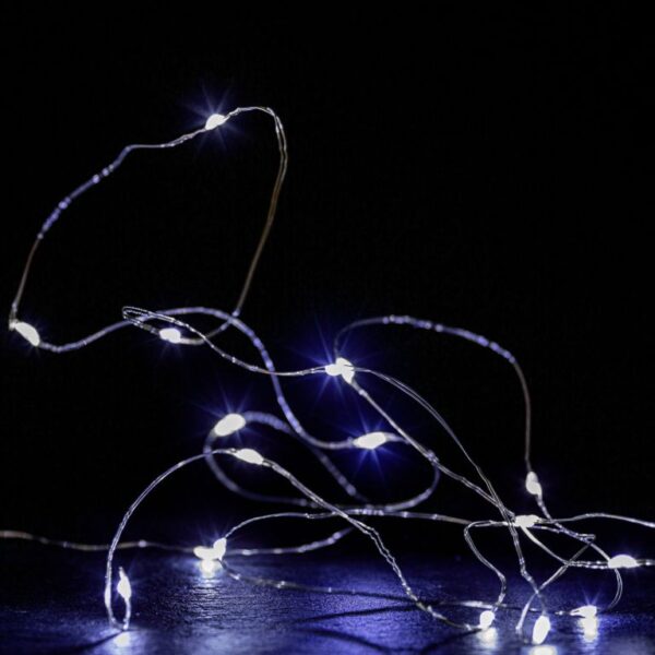 Elemes karácsonyi fényfüzér - 50 ledes, 5 méteres, beltéri