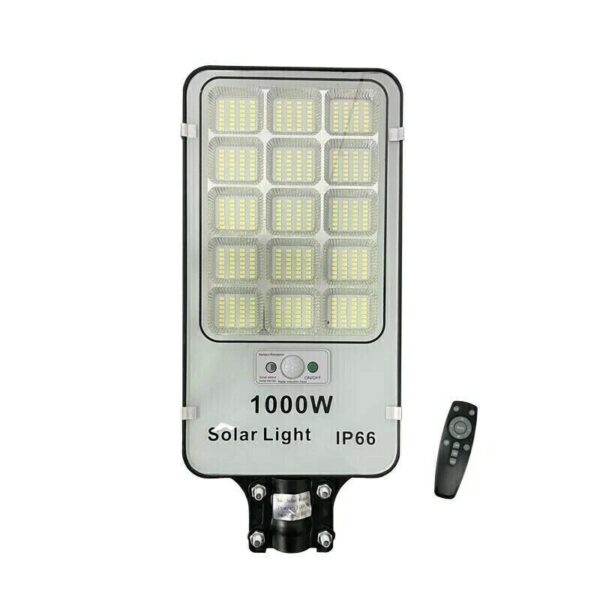 THO Kültéri napelemes LED reflektor mozgásérzékelővel és távírányítóval,1000W, IP66