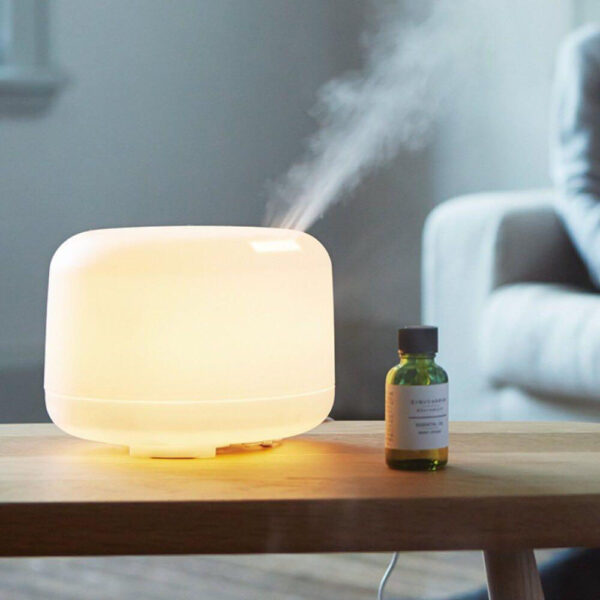 Aromaterápiás diffuser - párologtató 500 ml-es LED fénnyel, távirányítóval