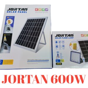 Jortan 600W napelemes lámpa távirányítóval kültéri IP66