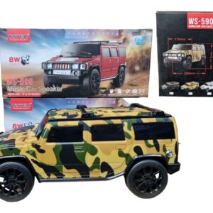 WS-590 Hummer vezeték nélküli, bluetoothos hangszóró FM rádióval