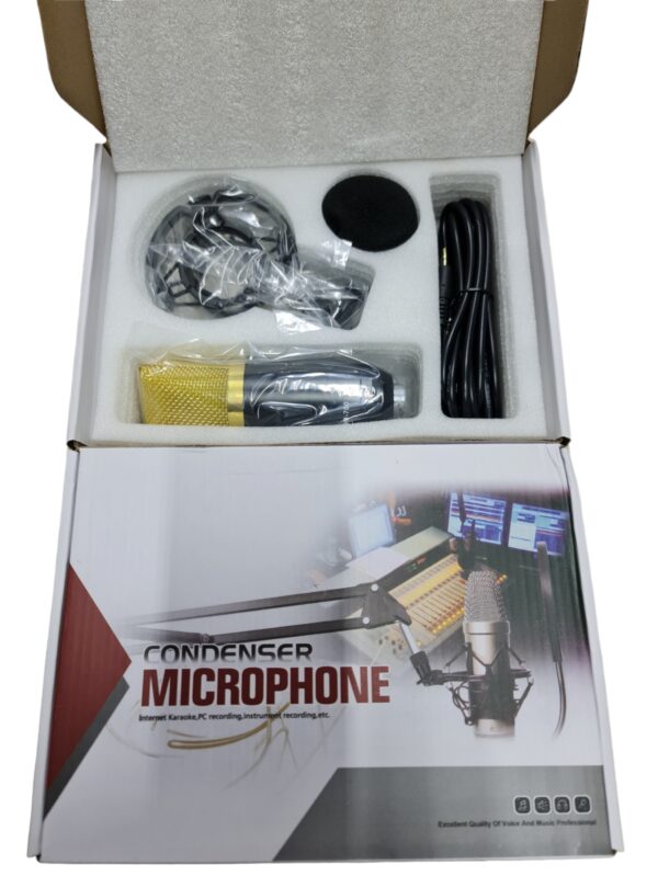 Egyirányú stúdió kondenzátor mikrofon