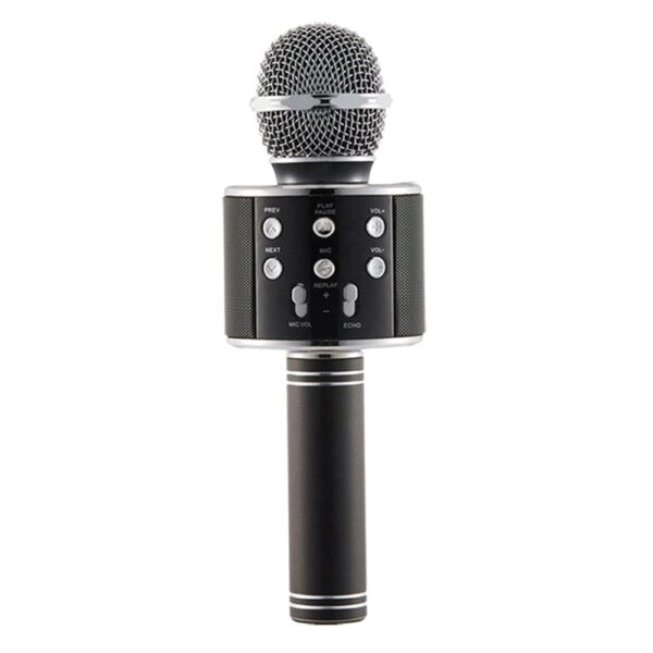 WS-858 Bluetooth vezeték nélküli karaoke mikrofon és hangszóró - Image 2