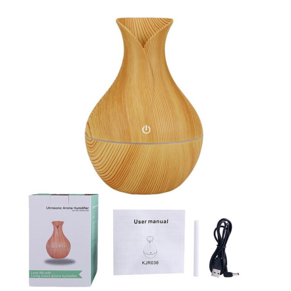 Ultrasonic Aroma Humidifier Otthoni Aromaterápiás párásító és Diffúzor 130ml