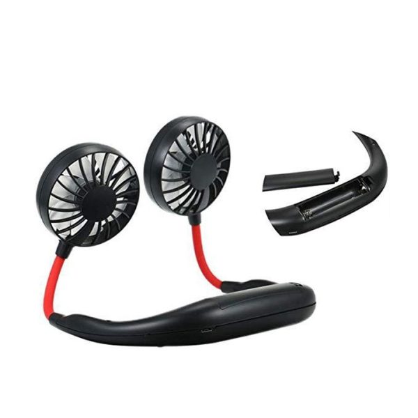 BY-F1 Flexibilis nyakba akasztható ventilátor USB kábellel 180g