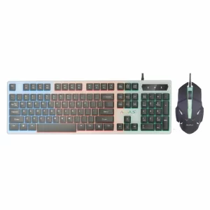 AOAS M-350 Gamer billentyűzet és egér, RGB világítással