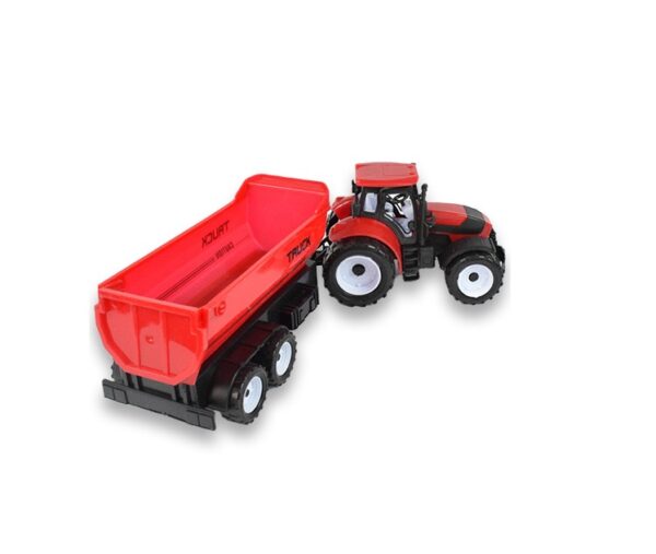 Farmer turuck pótkocsis traktor gyerek játék 37 cm