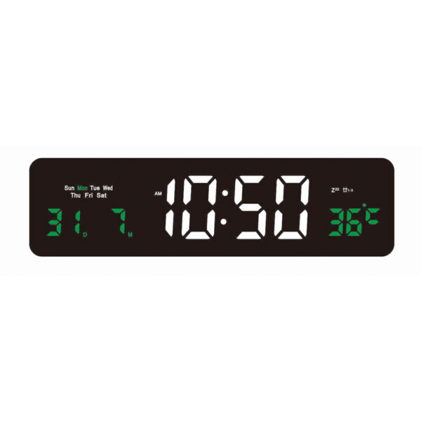 Digitális fali/ asztali ébresztő óra, 32x9x4cm (JH3208)