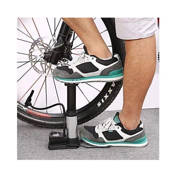 Mini Kerékpár lábpumpa nyomásmérővel