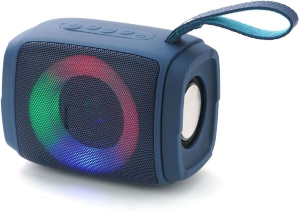 Hordozható Bluetooth mini hangszóró, RGB világítással