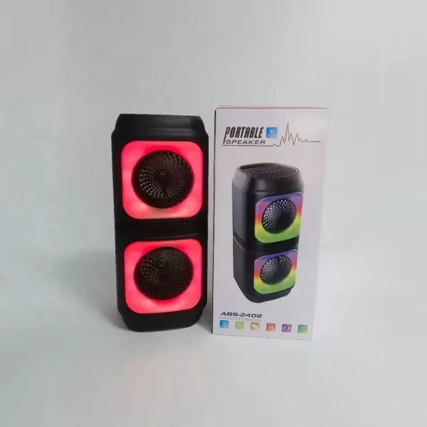 ABS-2401 Bluetooth party hangfal 1800 mAh akkumulátorral, lenyűgöző RGB LED fényekkel és erős basszussal - Image 3