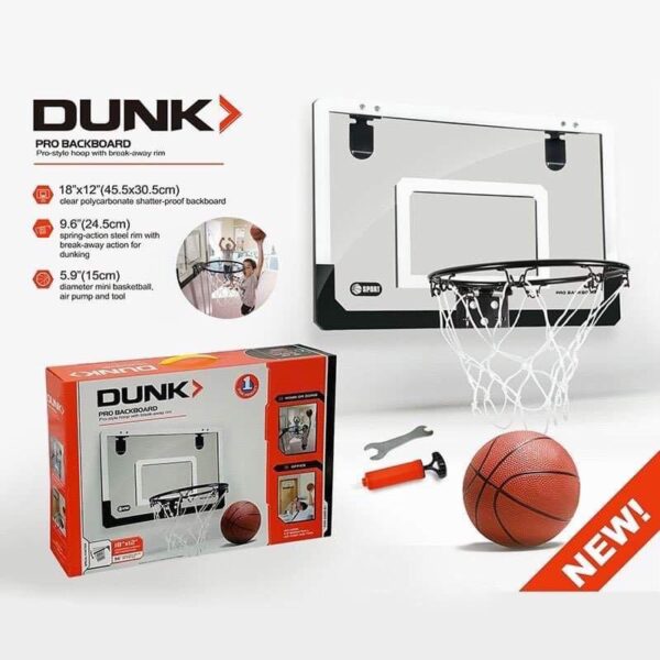 dunk pro kosárlabda pumpa és kosárlabda szett