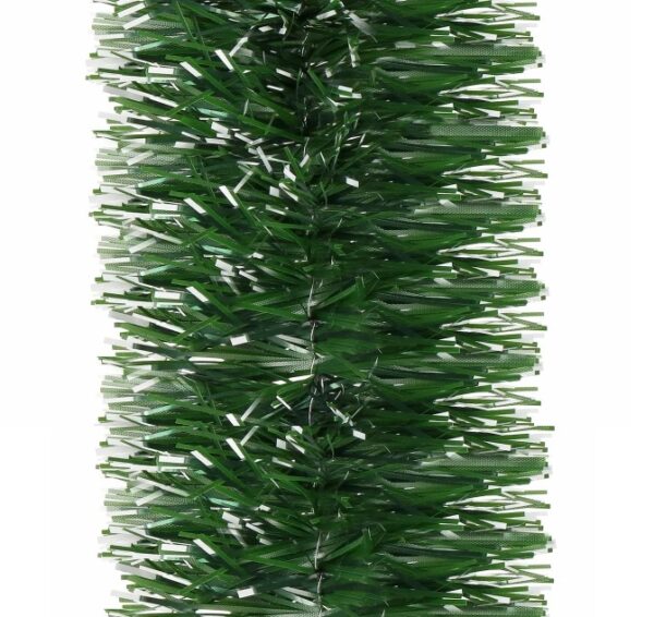 Karácsonyi boa Girland zöld havas 2 m