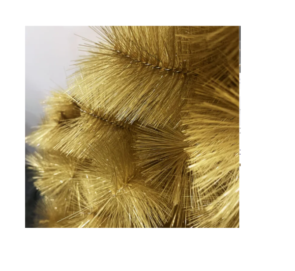 Prémim Arany színű Karácsnyfa, műfenyő hosszútűlevelű 180 cm