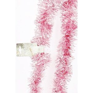 Karácsonyi boa girland rózsaszín 2m 7cm