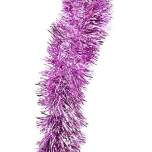 Karácsonyi boa girlang lila színű 2 m 7 cm