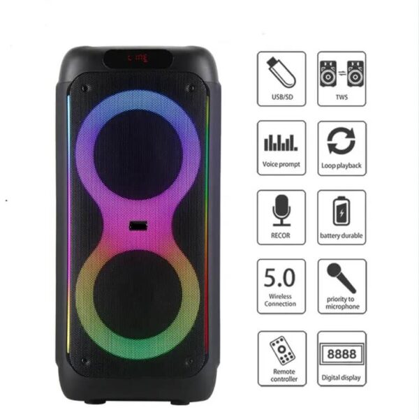 Brodu-Bluetooth-hangszoro-vezetek-nelkuli-mikrofonnal-es-taviranyitoval-lezer-es-rgb-feny-effekttel-7