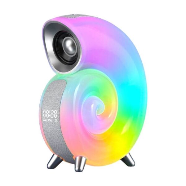 Csigaház Éjszakai fény, Bluetooth hangszoró és ébresztő óra, napfelkelte szimulációval - Image 5