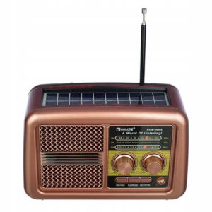 Retro stílusú hordozható rádió beépített napelemmel RX-BT3600S (2)
