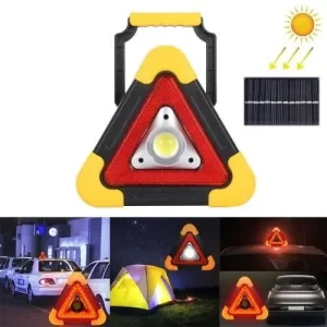 COB LED napelemes Autó figyelmeztető Fényviszaverő multifunkciós lámpa elakadásjelző háromszög , HB-6608-9