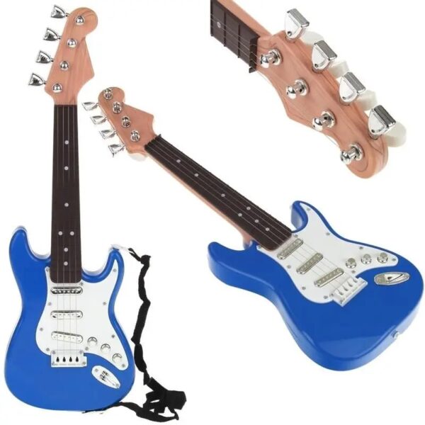 Elektromos rockgitár kék