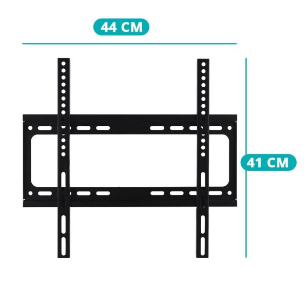 TV Fali taró, konzol rozsdamentes acél, 26"-42" MAX 75 kg