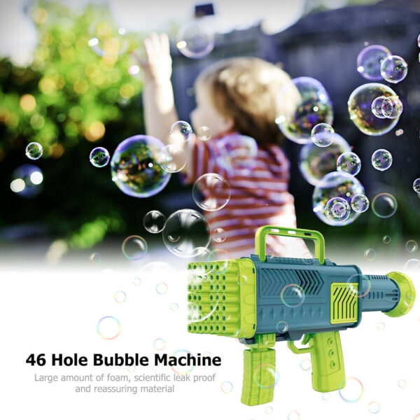 Bubble Gun interaktív játék szappanbuborék-pisztoly,zöld
