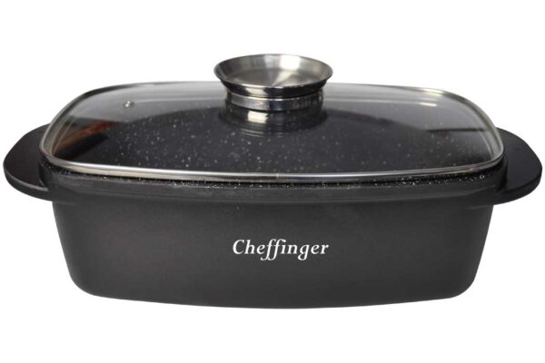 Cheffinger sütőtál fedővel 32cm CF-RO32