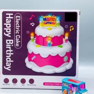 Elektromos zenélő születésnapi torta