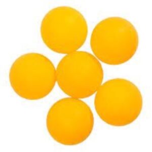 6DB-os ping pong labda szett narancssárga