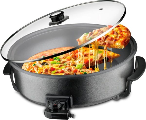 Cheffinger elektromos pizza serpenyő CF-PZP42