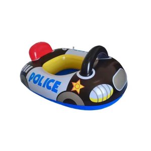Felfújható kis csónak gyerekeknek,rendőrautó