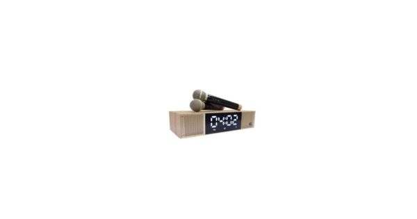 Peterhot A133 Hordozható ,akkumulátoros bluetooth hangszoró, led kijelzővel és 2 db mikrofonnal ,41,5 x 24,5 x 13 cm, 30 W