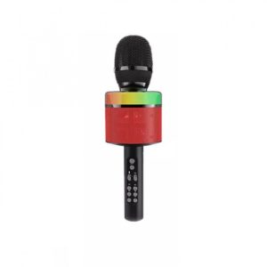 S-088 Vezeték nélküli, hordozható Karaoke mikrofon, led fénnyel ,rögzítő funkcióval , bluetoothos