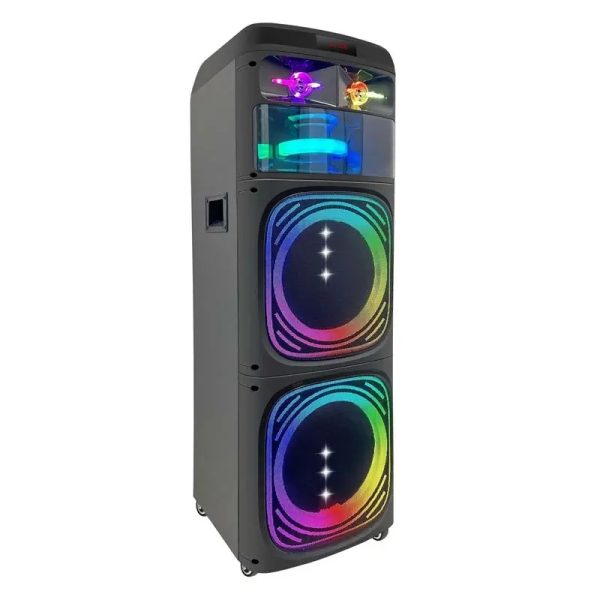 DR-1229 Vezeték nélküli hangszóró, 12" woffer + 2" magassugárzó, 100W 38HZ-18KHZ