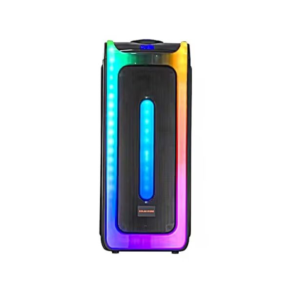 Kolav D2806 Hordozható, Vezeték Nélküli, Bluetooth Hangszóró 2x8", LED Világítás, 40W