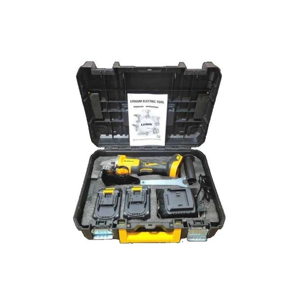 Kraftech KT/BAG-58XR Sarokcsiszoló Flex 2db 62V akkumulátorral