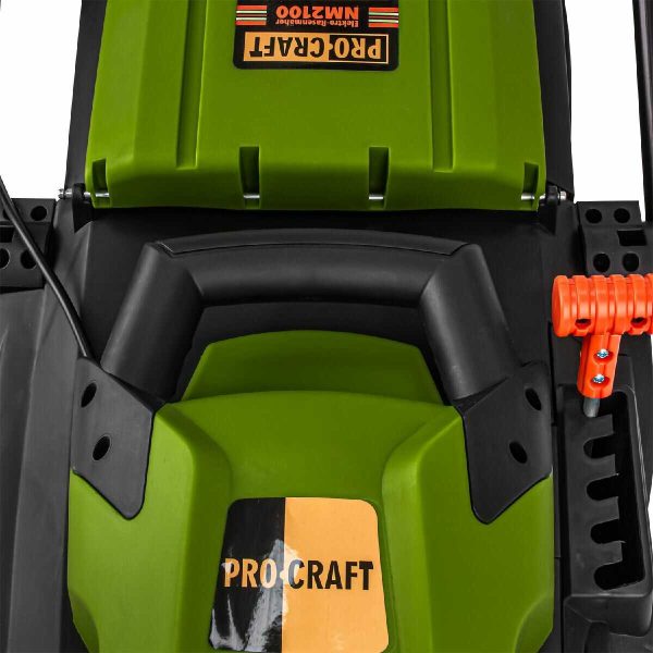 ProCraft NM2100 Elektromos fűnyíró 1400W, 5 vágási magassággal, gyűjtőkosárral