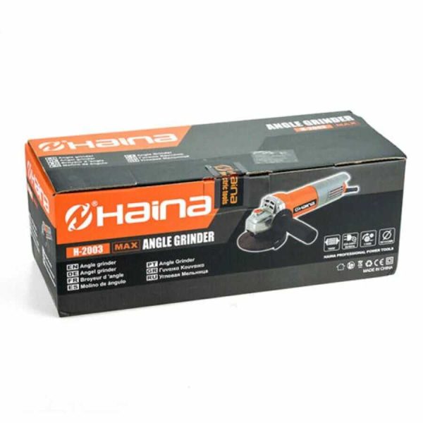 Haina H-2003 Kétkezes vezetékes sarokcsiszoló, 1200W, 11000rpm flex