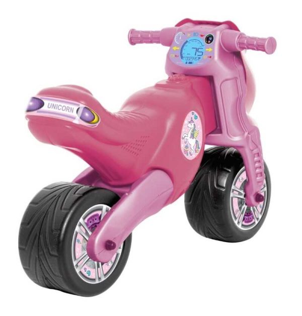 Unikornis 2 kerekű gyerek rózsaszín cross motor , 8 -as méret