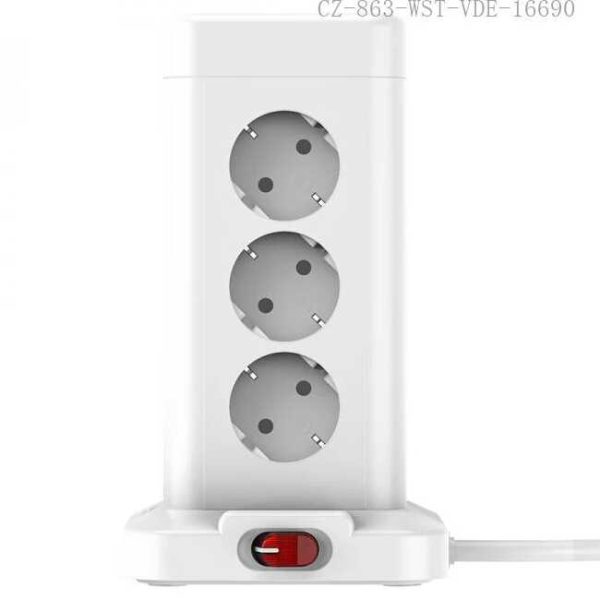 Winnig Star 12-es elosztó torony , 4 db usb bemenettel , 3 m